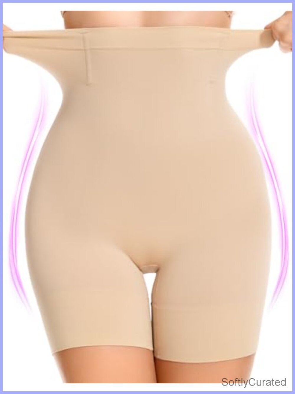 SIMIYA Shapewear Tummy Control Shorts High Waisted 90% Nylon 10% Spandex